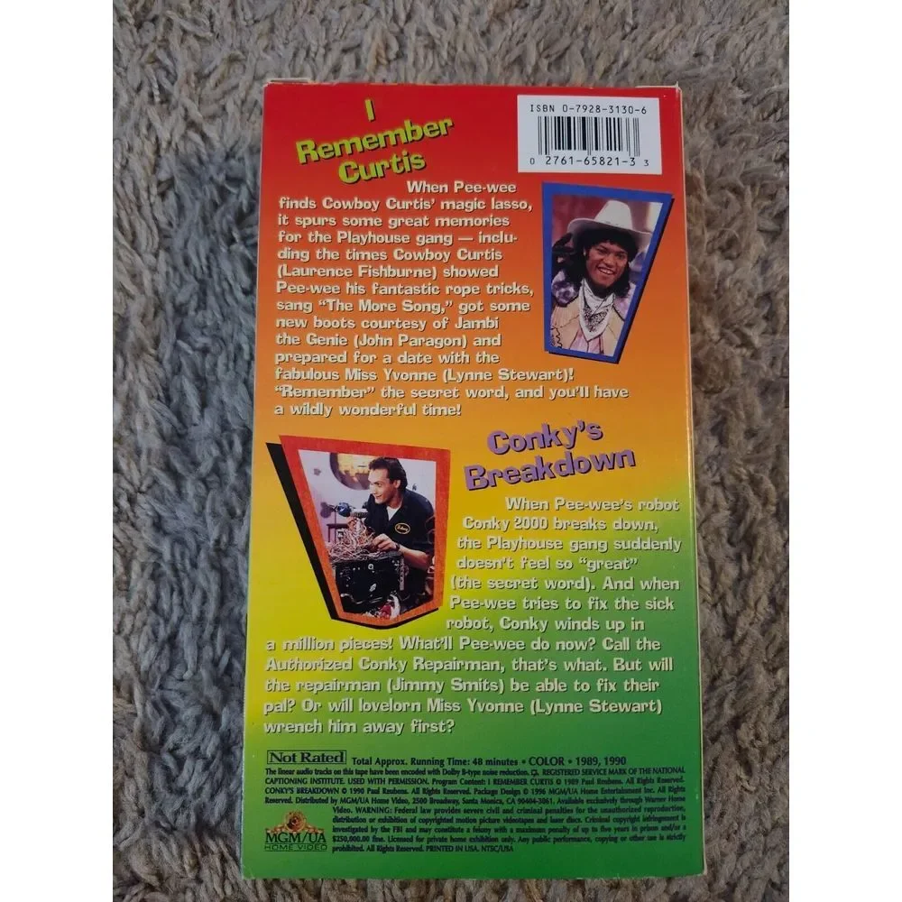 PEE-WEE'S PLAYHOUSE 2 [1987/96] VHS I remember Curtis, Conky's Breakdown